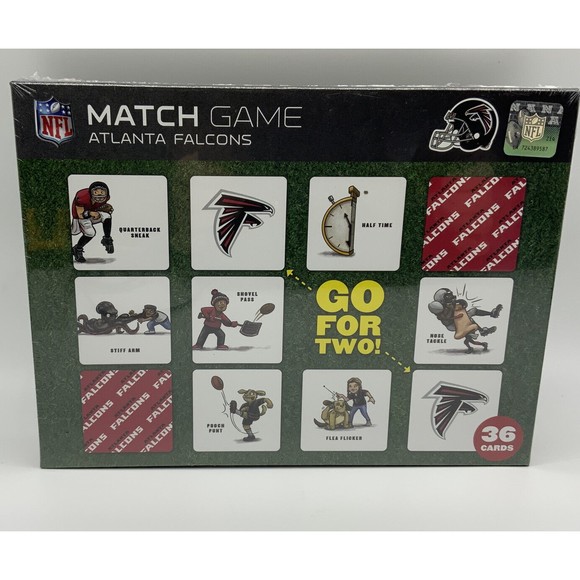 NFL Atlanta Falcons Memory Match Game - Picture 1 of 2